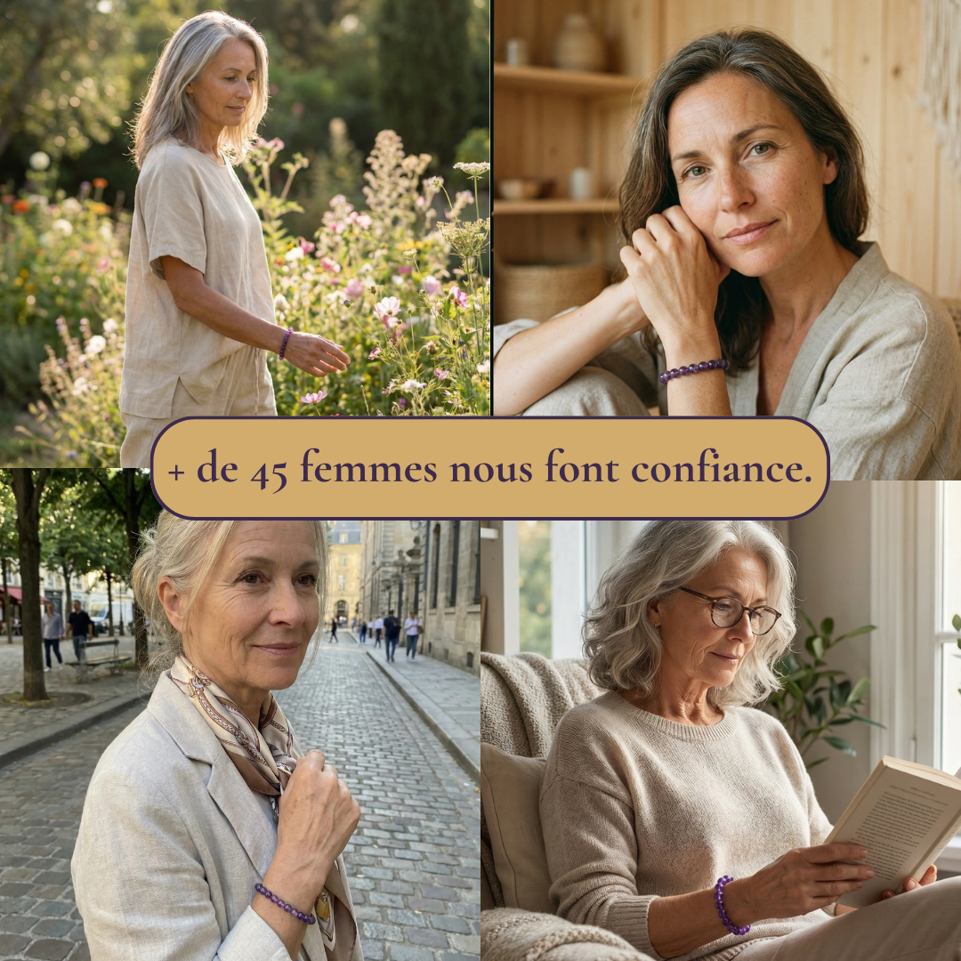 Bracelet "Sérénité intérieure" en Améthyste